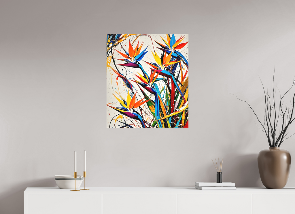 60 x 68,8 cm, Canva matt Flowers of Life