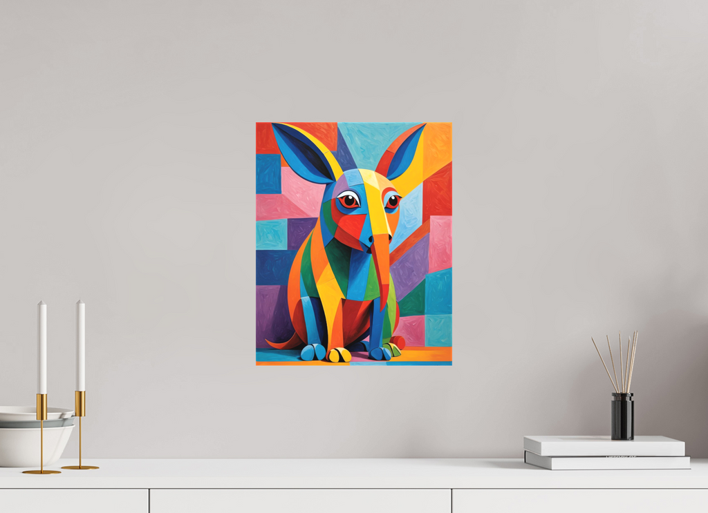 30 x 37,5 cm, Canva matt Archie the Anteater