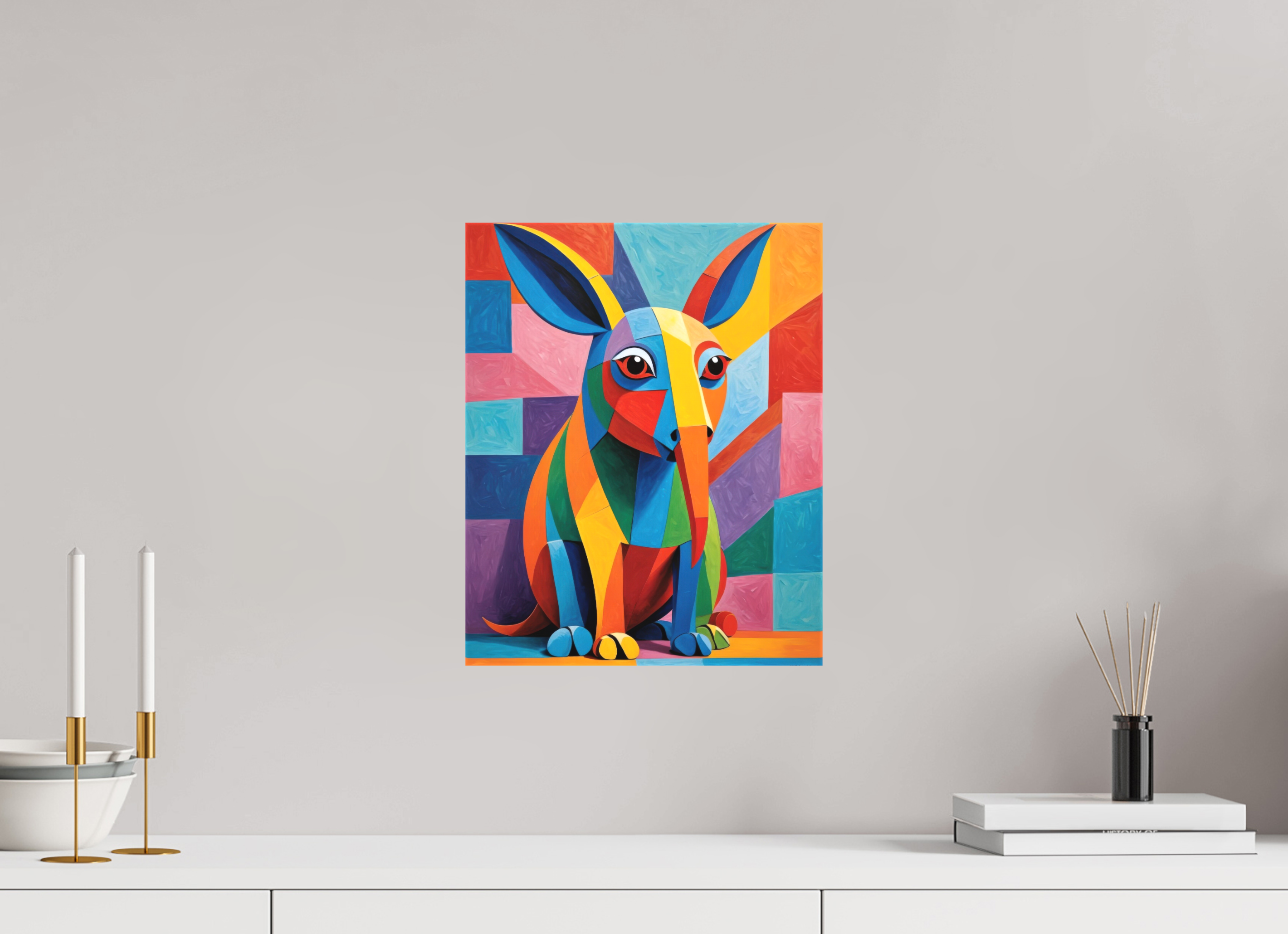 30 x 37,5 cm, Canva matt Archie the Anteater