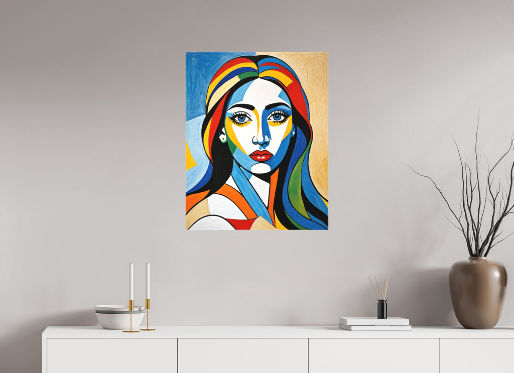 60 x 75 cm, Canva matt The Icon