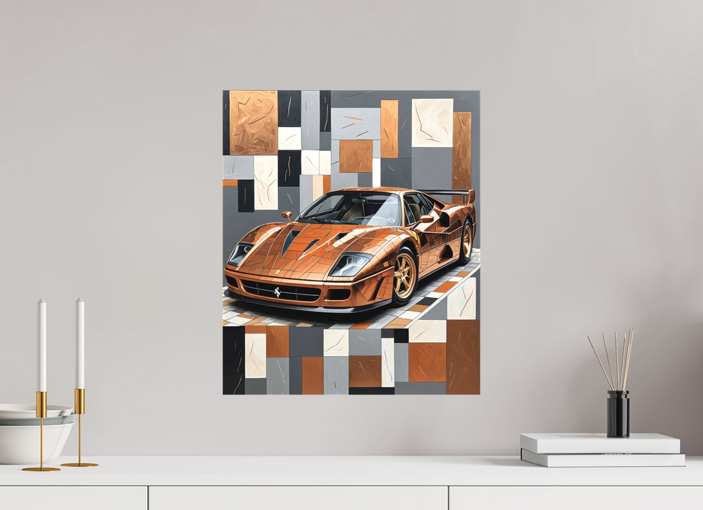 40 x 47,5 cm, Canva matt Glint of Motion