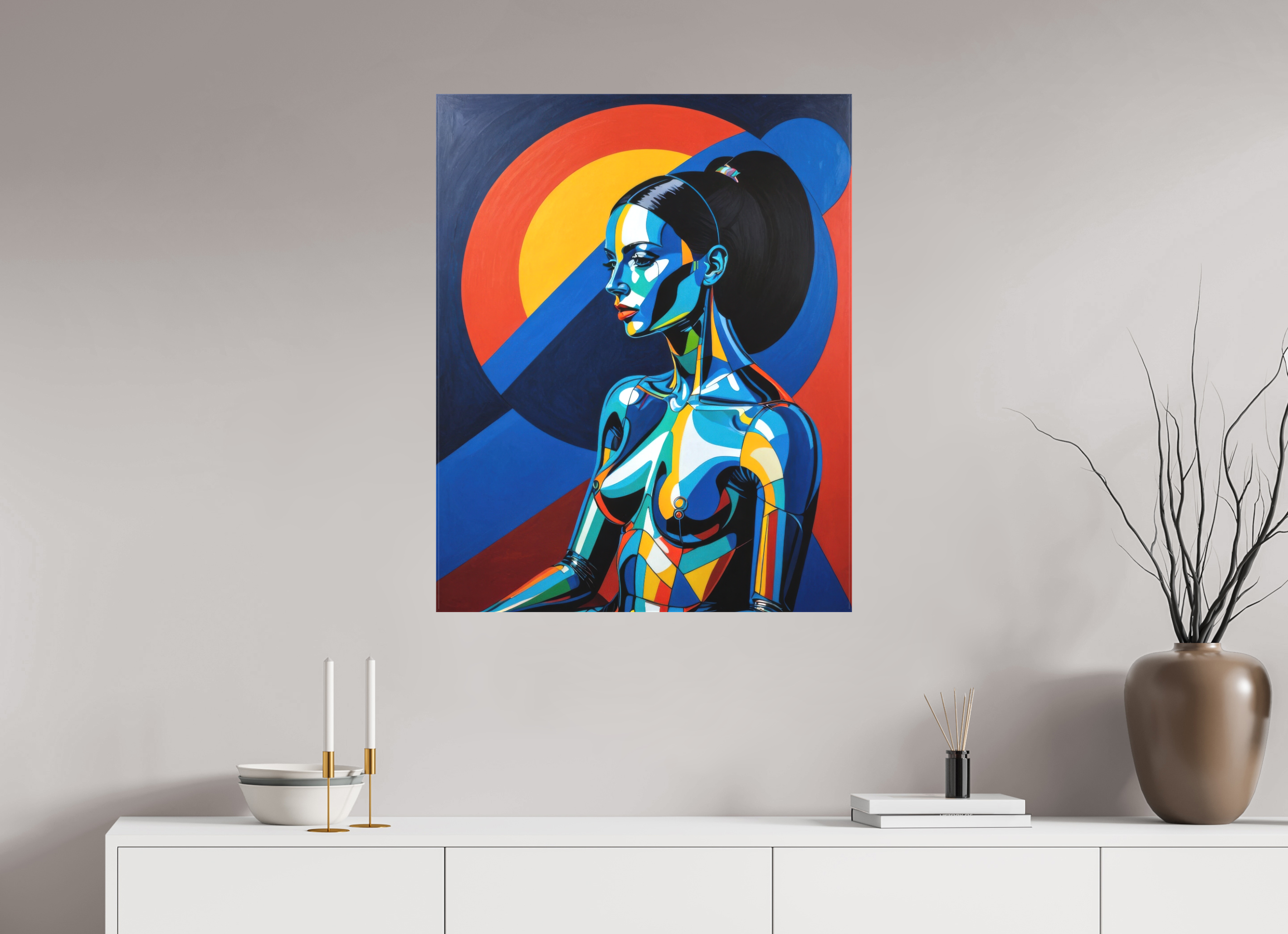 70 x 87,5 cm, Canva matt Vector Goddess