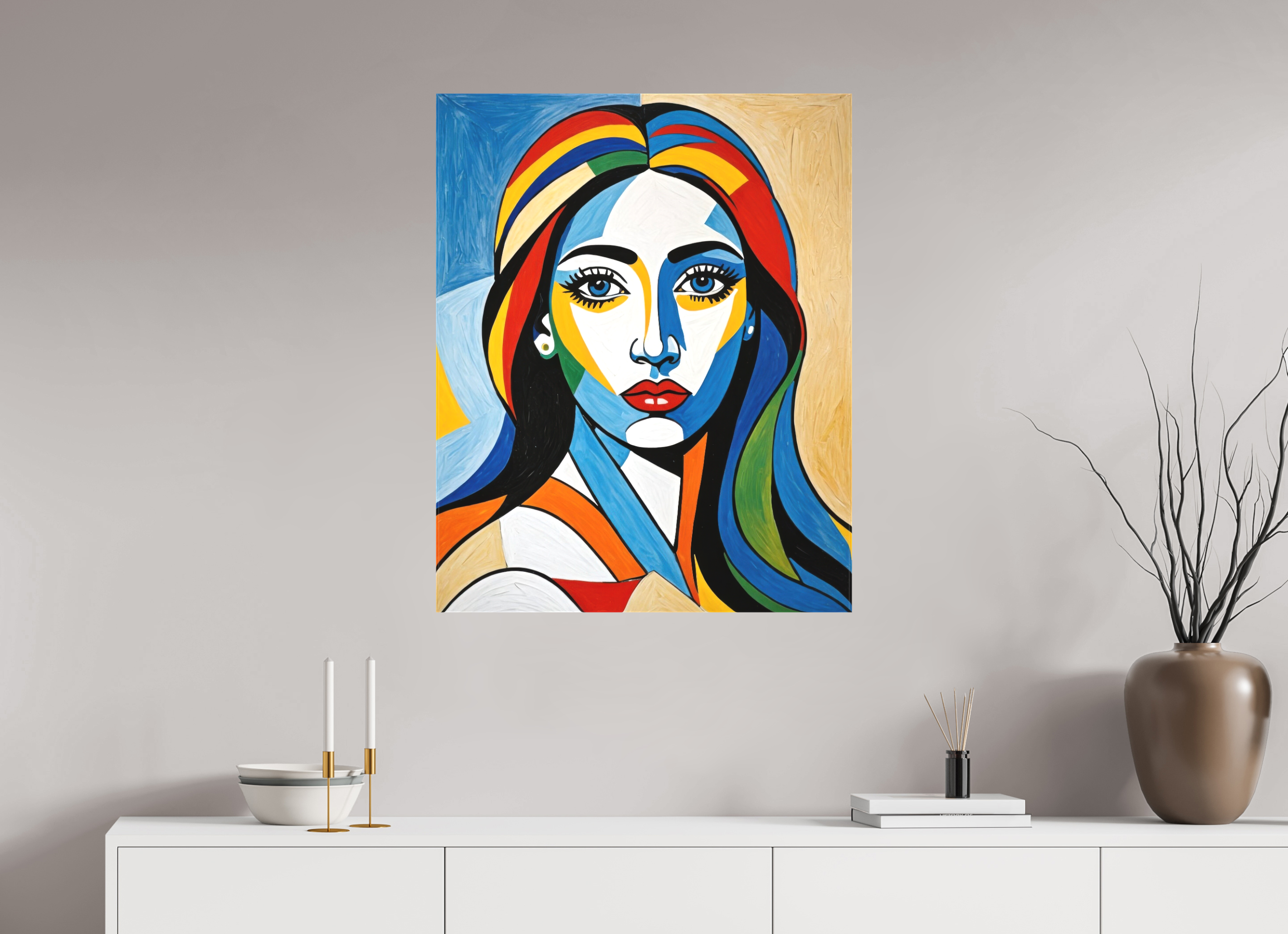 70 x 87,6 cm, Canva matt The Icon