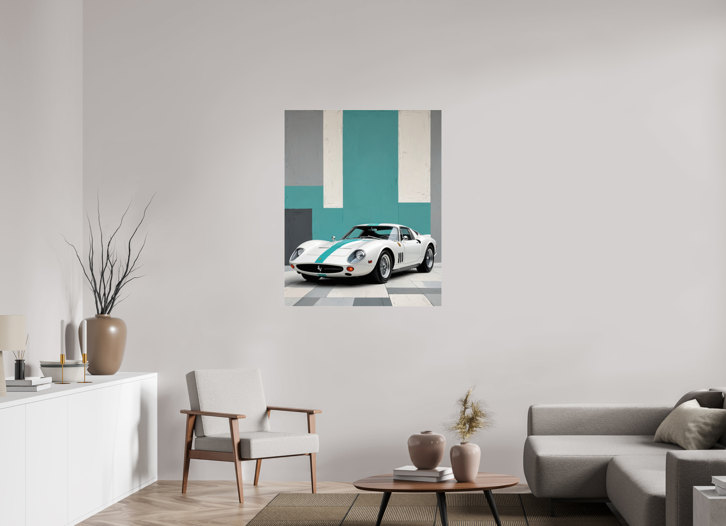 90 x 112,6 cm, Photo Print Under Acrylic Glass Pulse of Steel