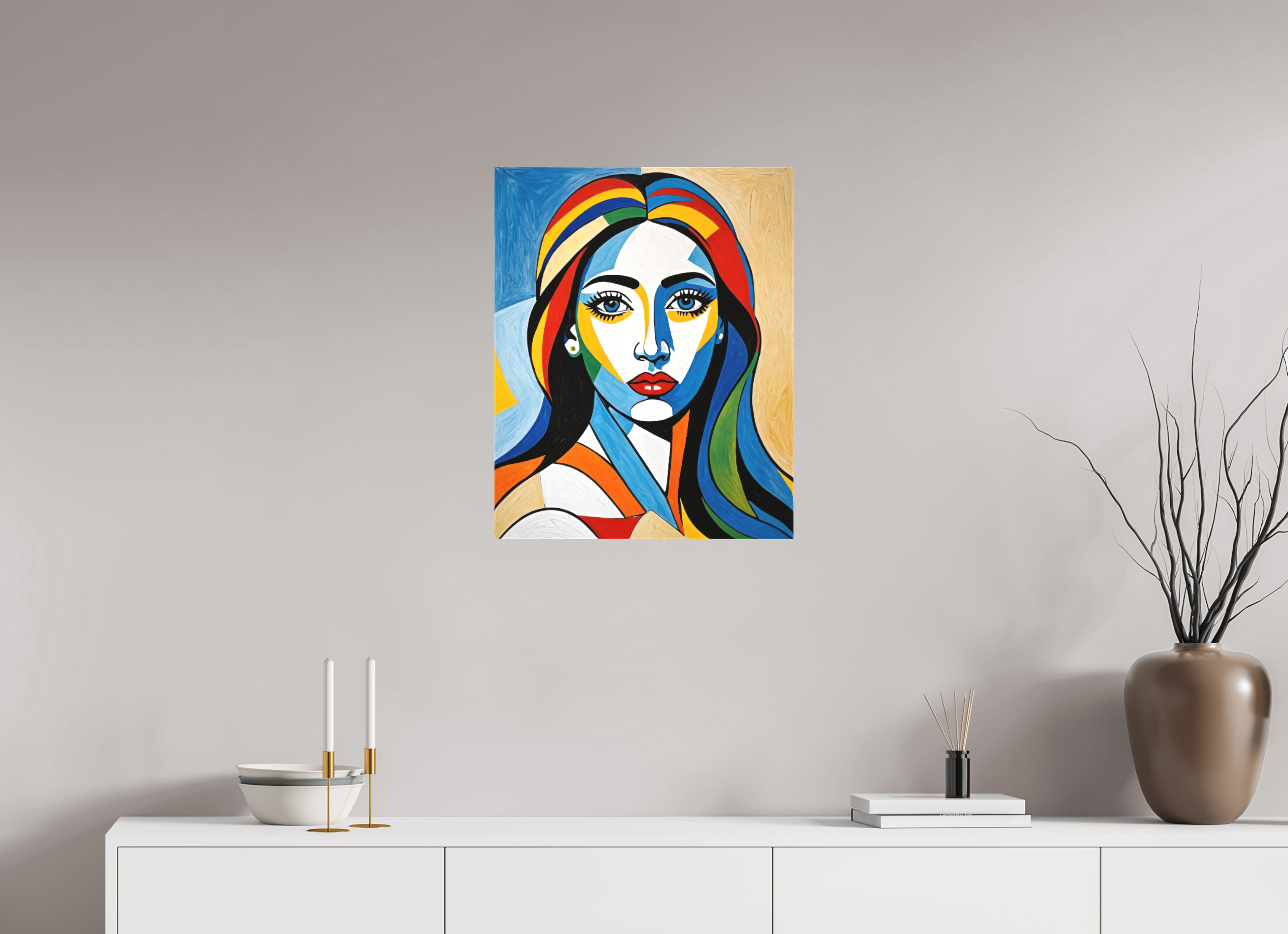 50 x 62,5 cm, Canva matt The Icon