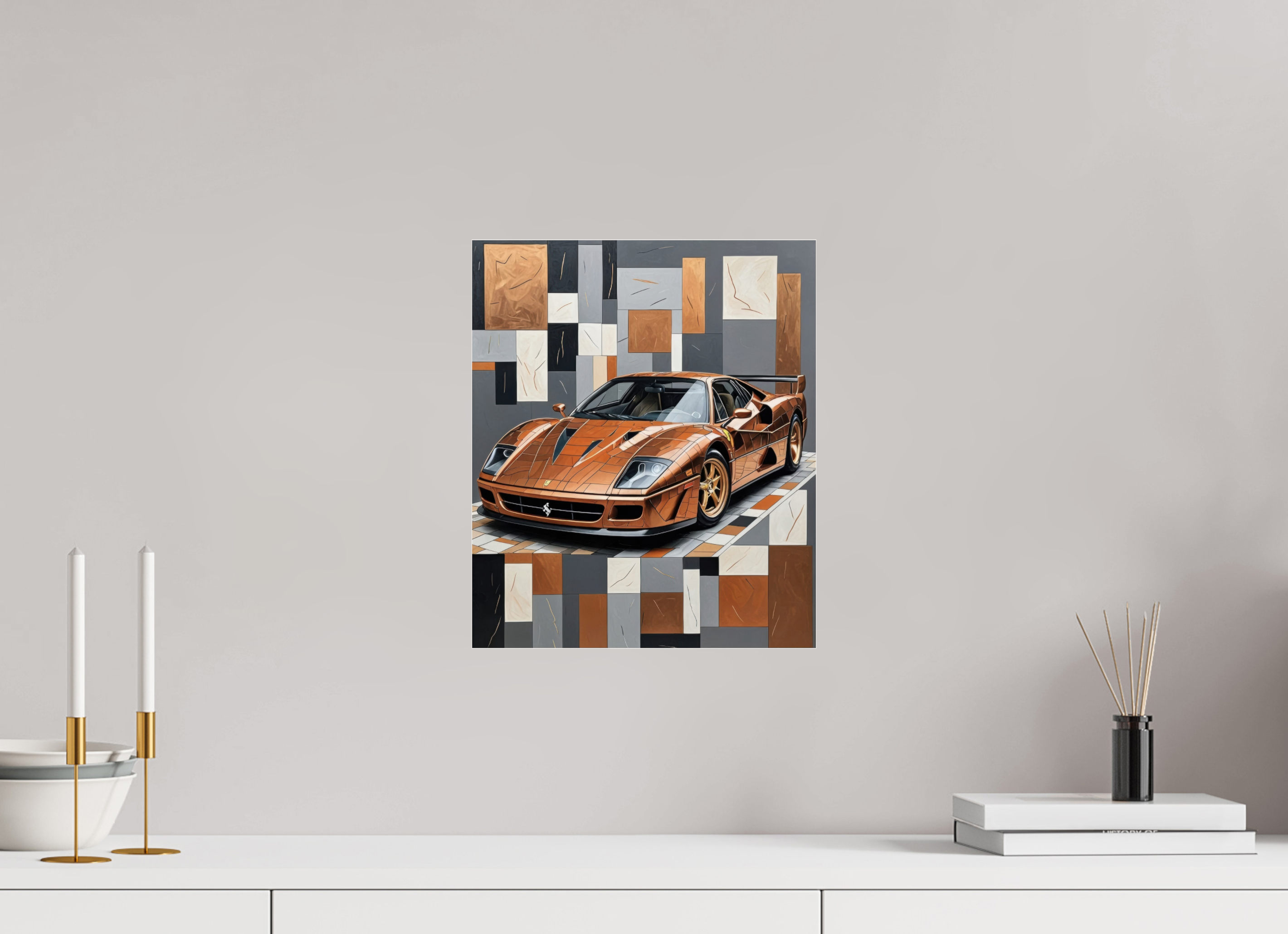 30 x 35,6 cm, Photo Print Under Acrylic Glass Glint of Motion