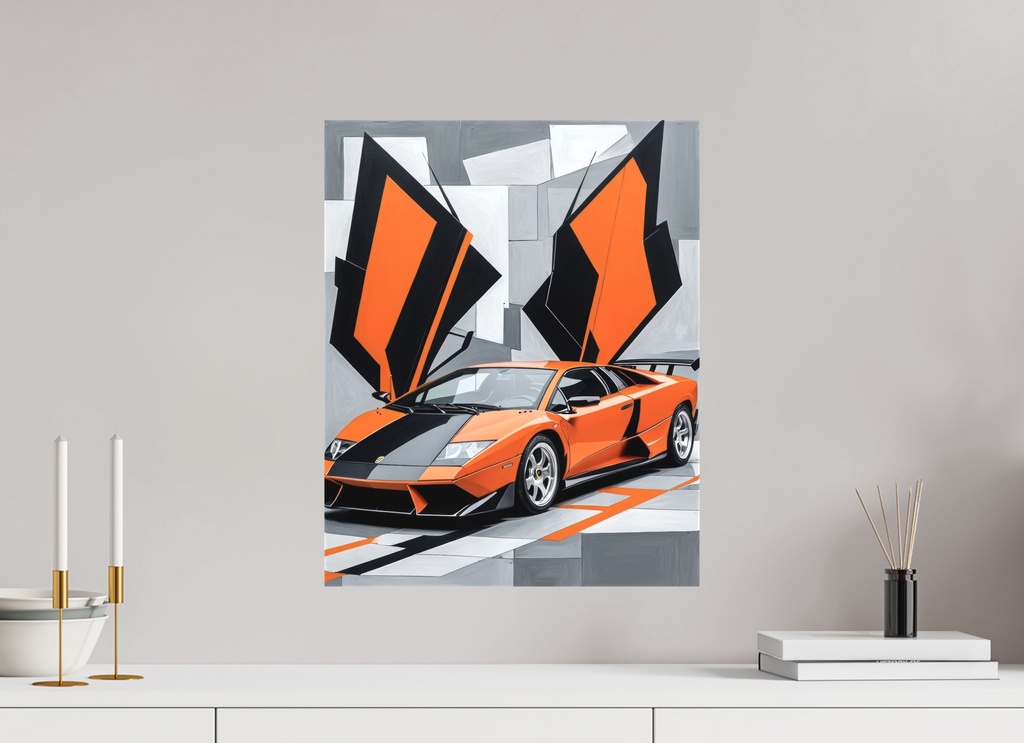 40 x 50 cm, Canva matt Orange Obsession