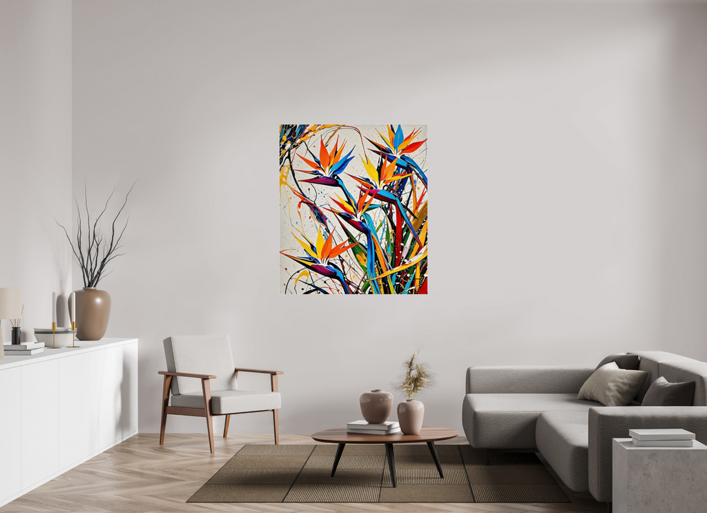 110 x 126,1 cm, Photo Print Under Acrylic Glass Flowers if Life