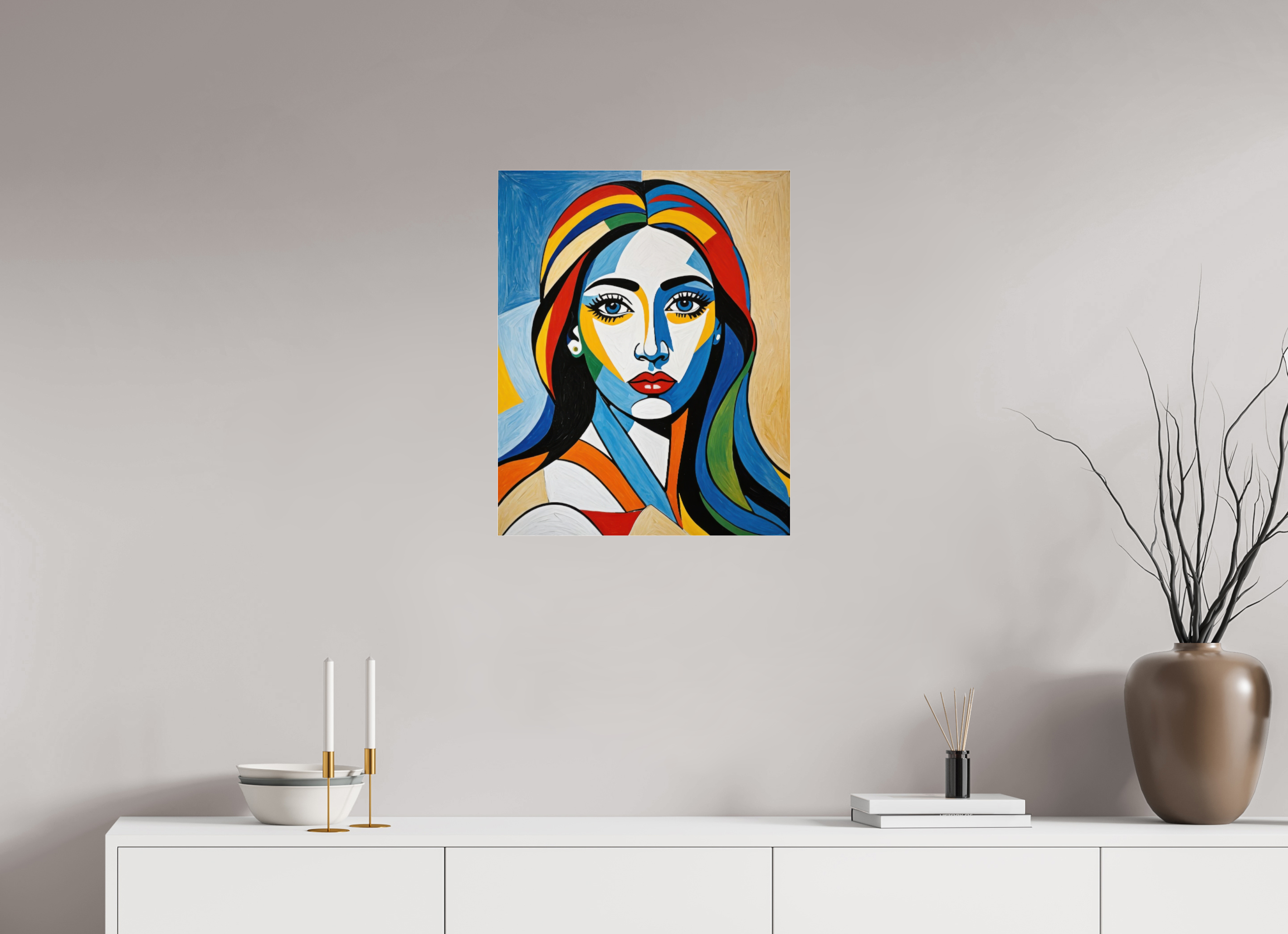 50 x 62,5 cm, Photo Print Under Acrylic Glass The Icon on acrylglass