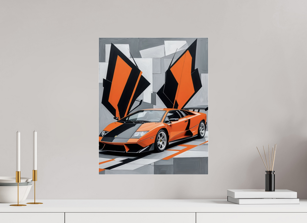 40 x 50 cm, Photo Print Under Acrylic Glass Orange Obsession