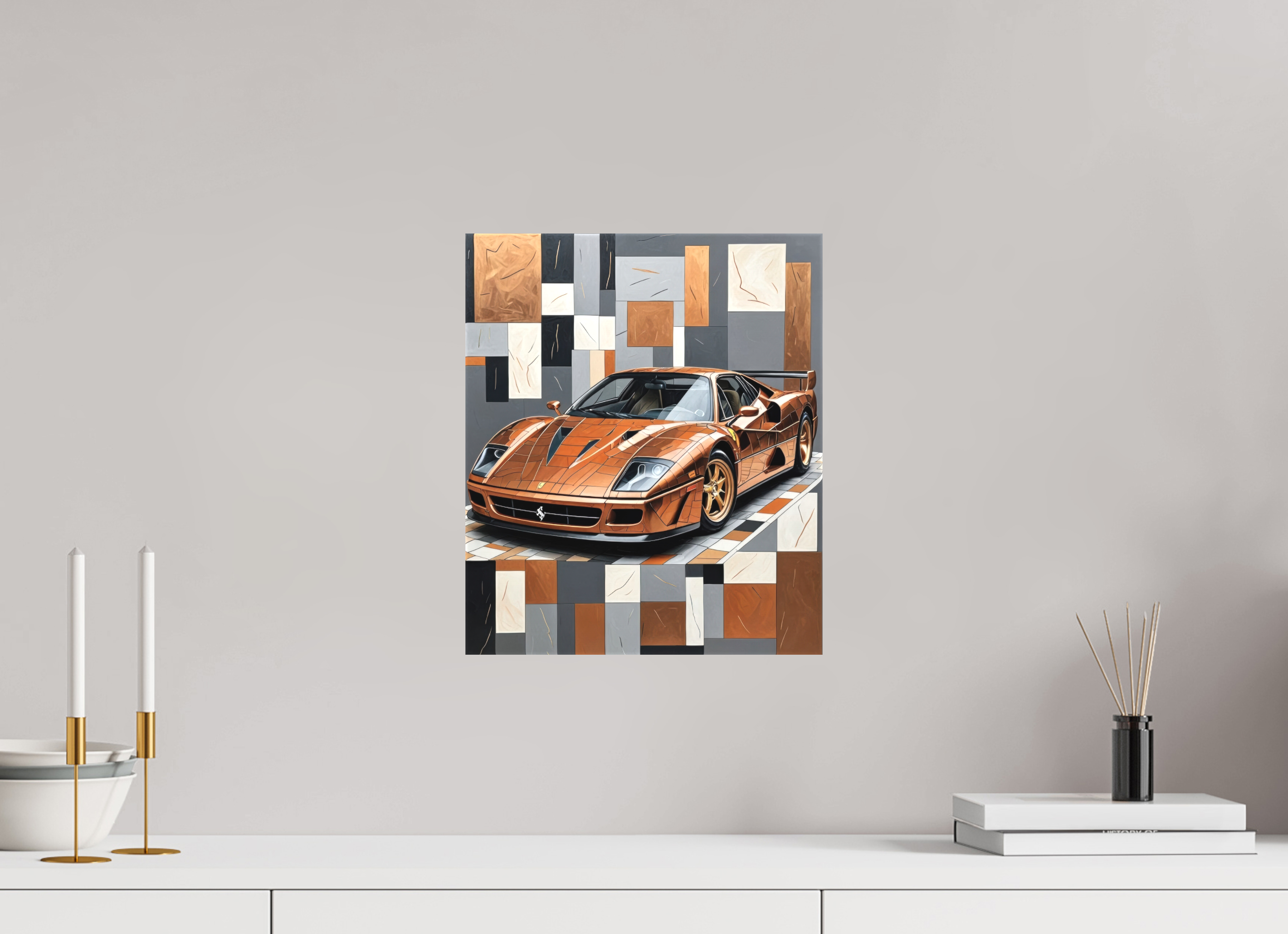 30 x 35,6 cm, Canva matt Glint of Motion