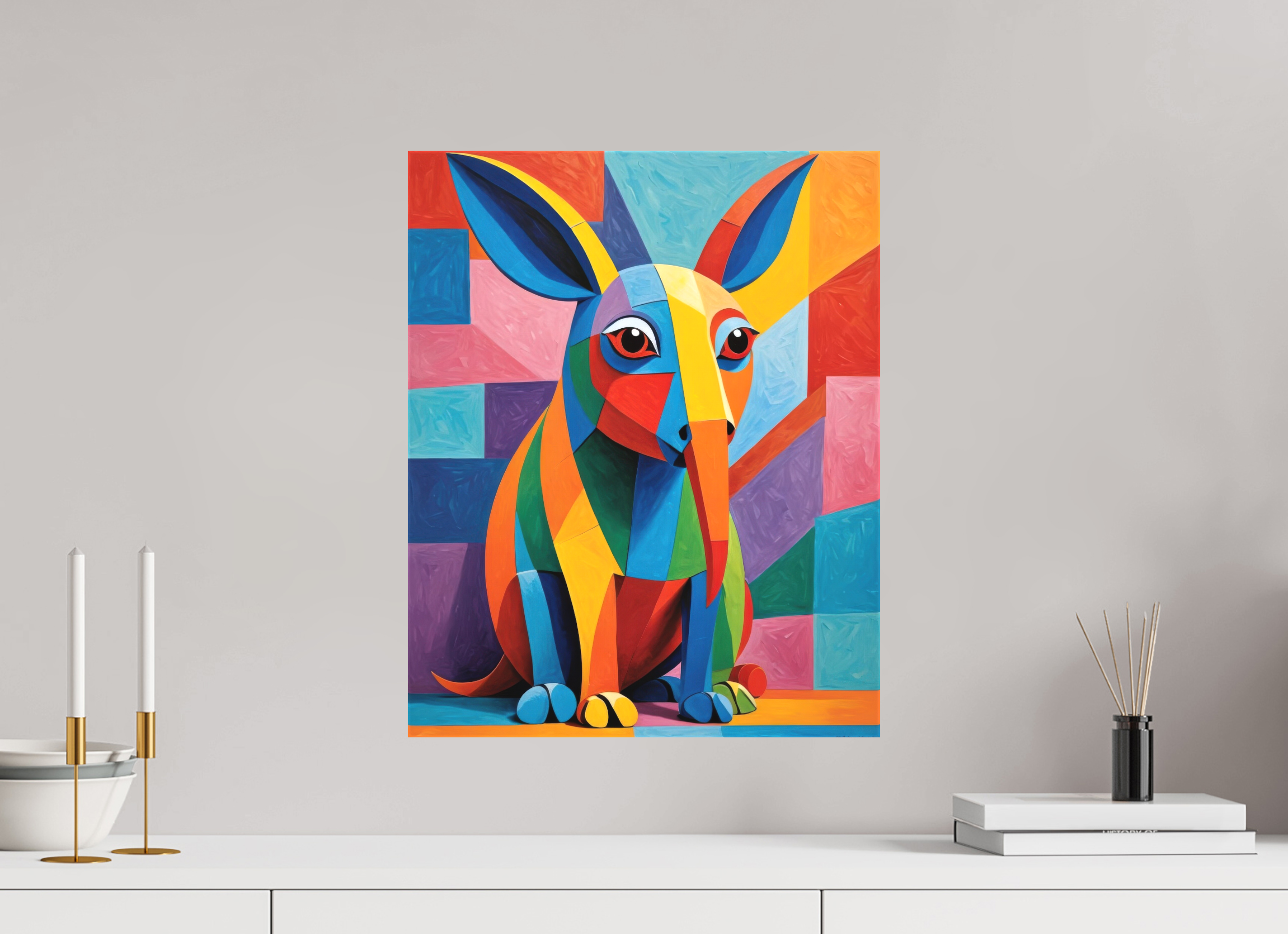 40 x 50 cm, Canva matt Archie the Anteater