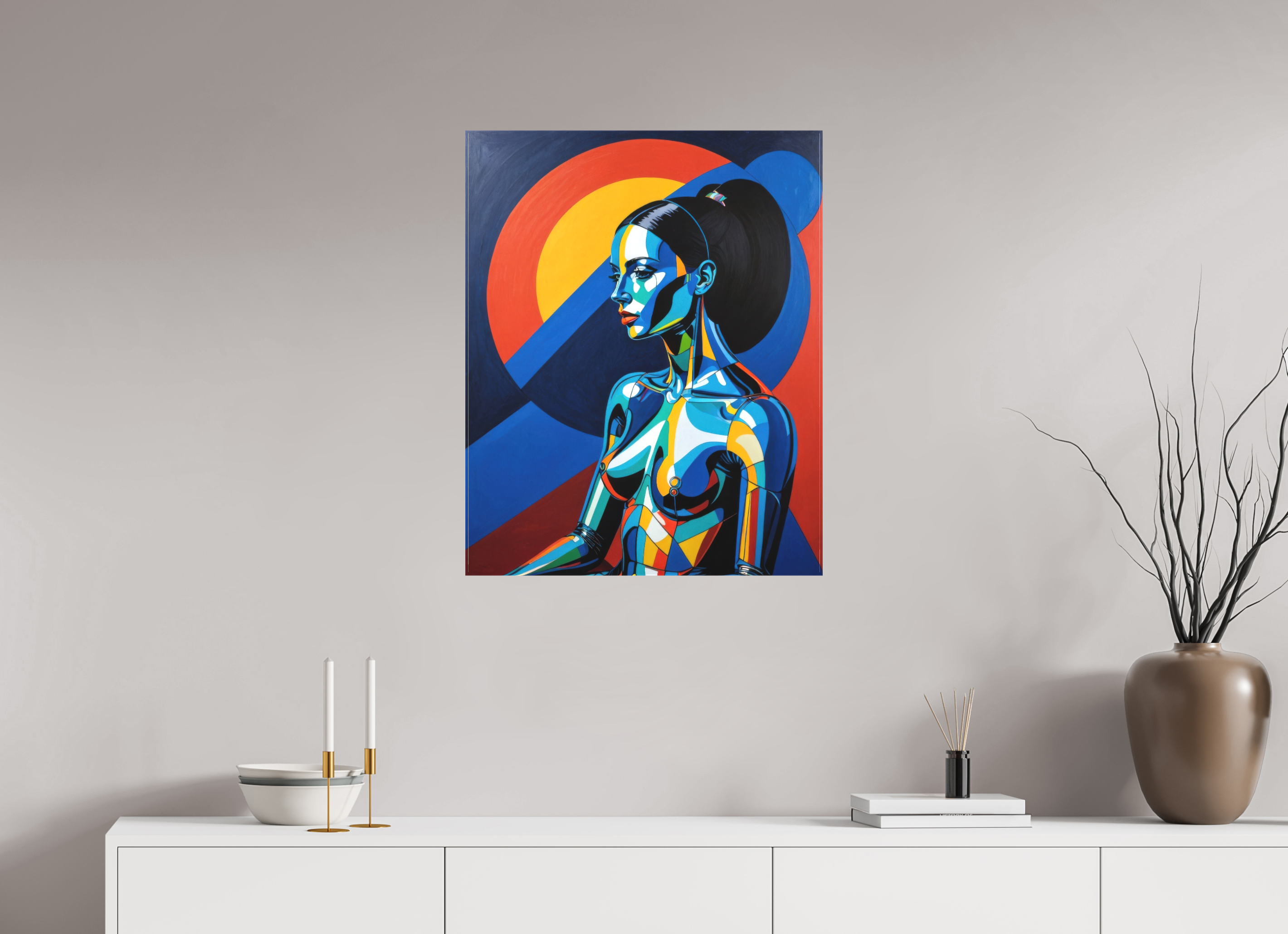 60 x 75 cm, Canva matt Vector Goddess