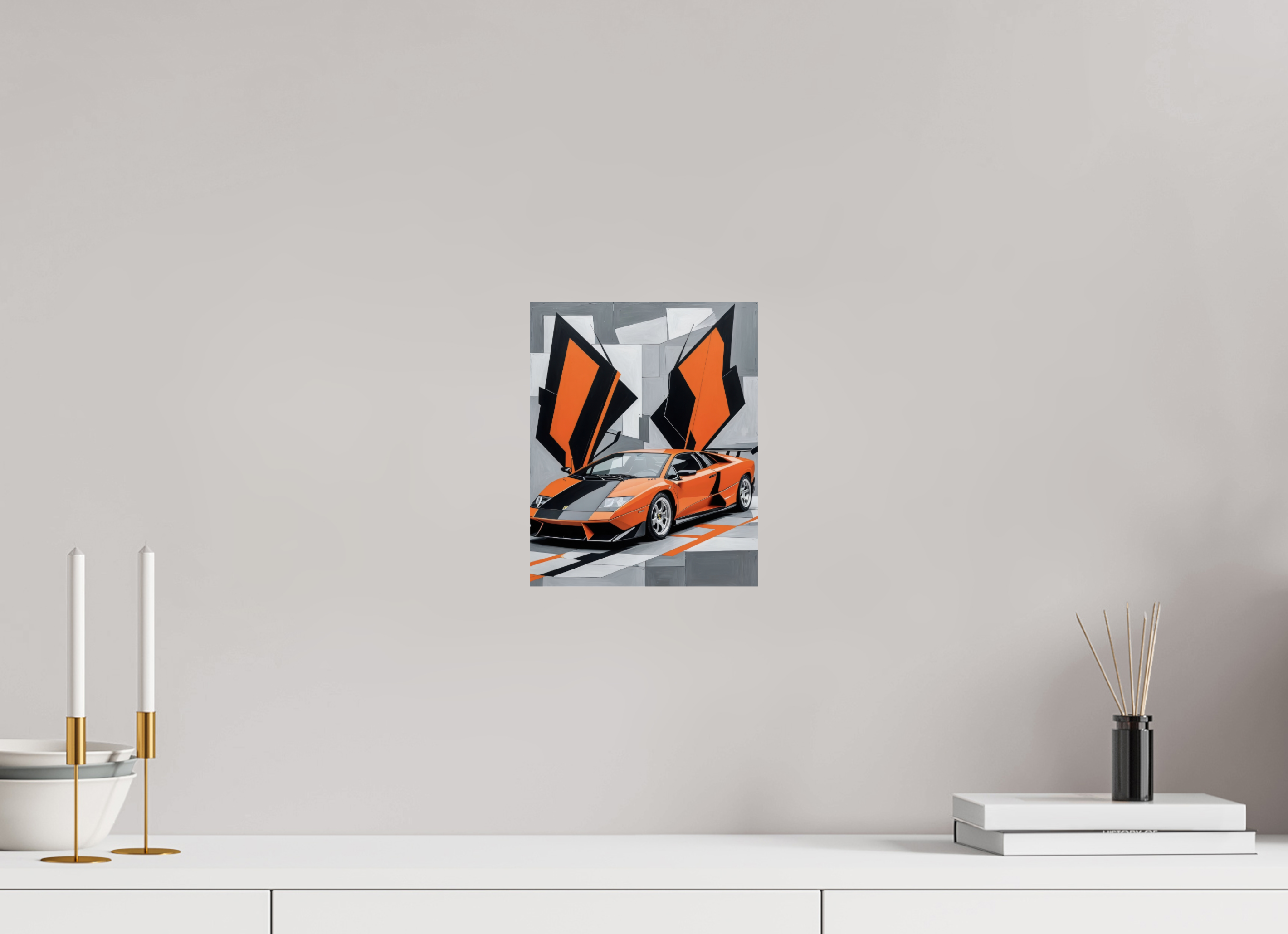 20 x 25 cm, Photo Print Under Acrylic Glass Orange Obsession