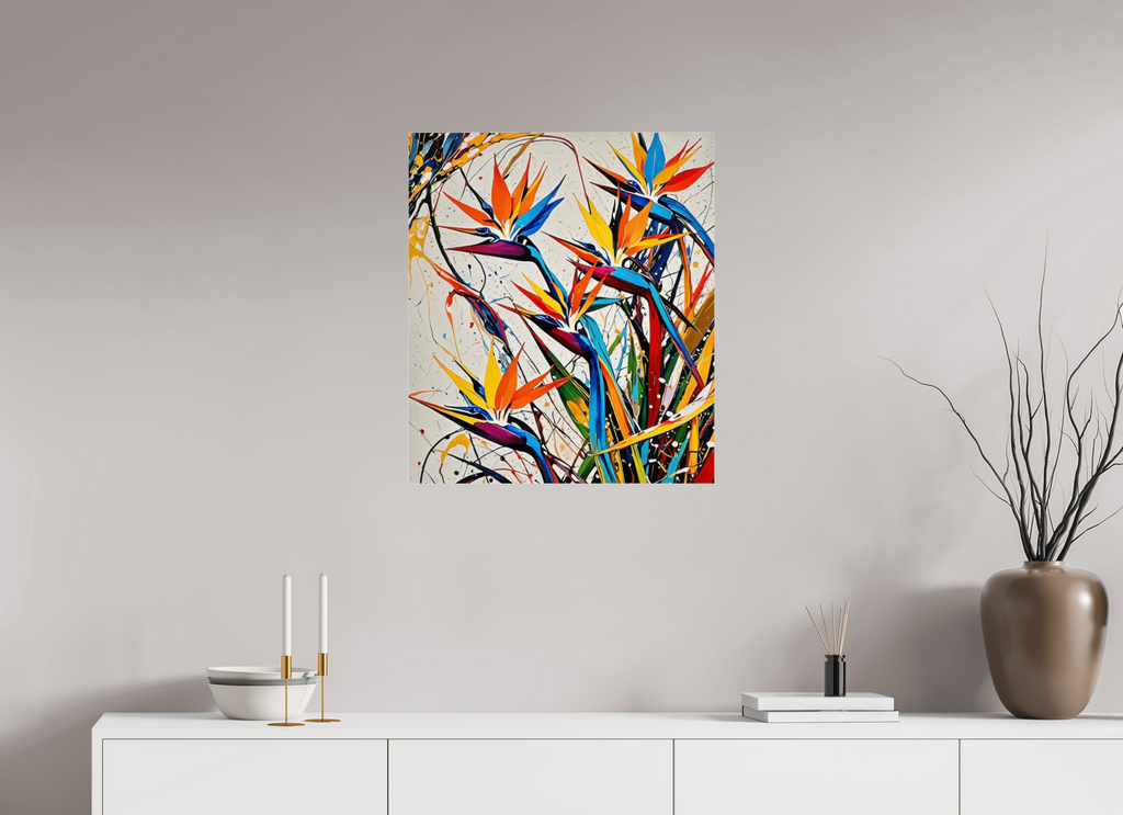 60 x 68,8 cm, Photo Print Under Acrylic Glass Flowers if Life