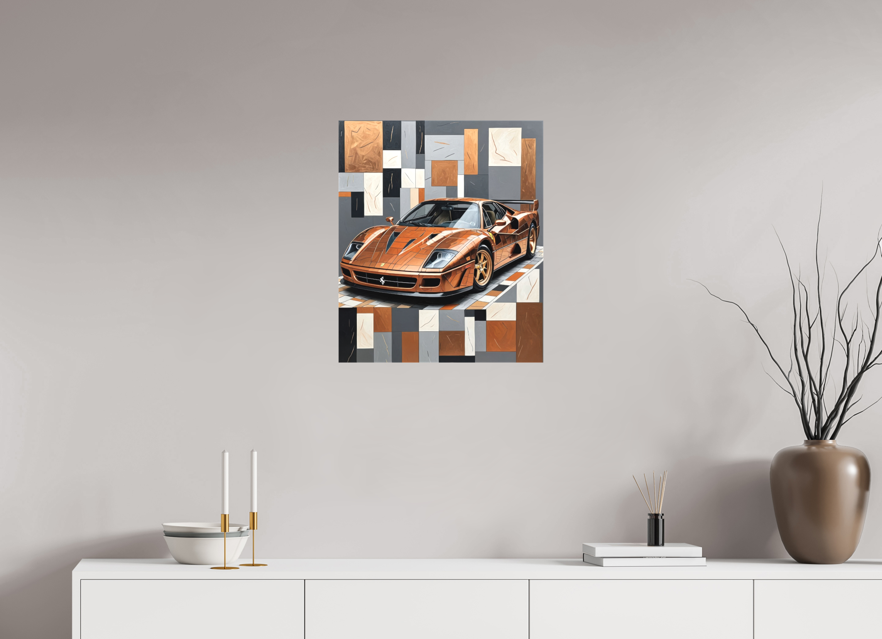 50 x 59,4 cm, Canva matt Glint of Motion