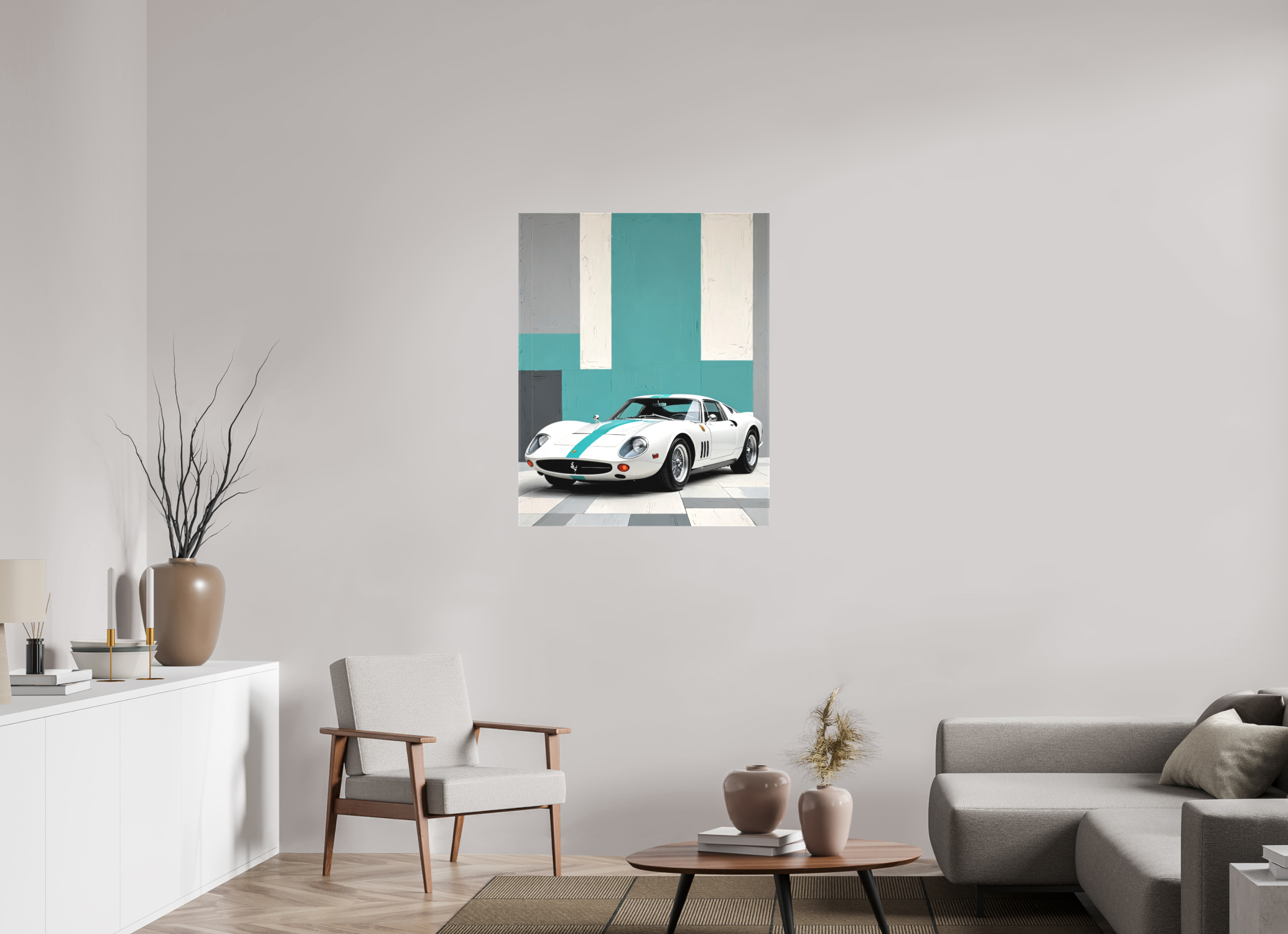 80 x 100,1 cm, Canva matt Pulse of Steel