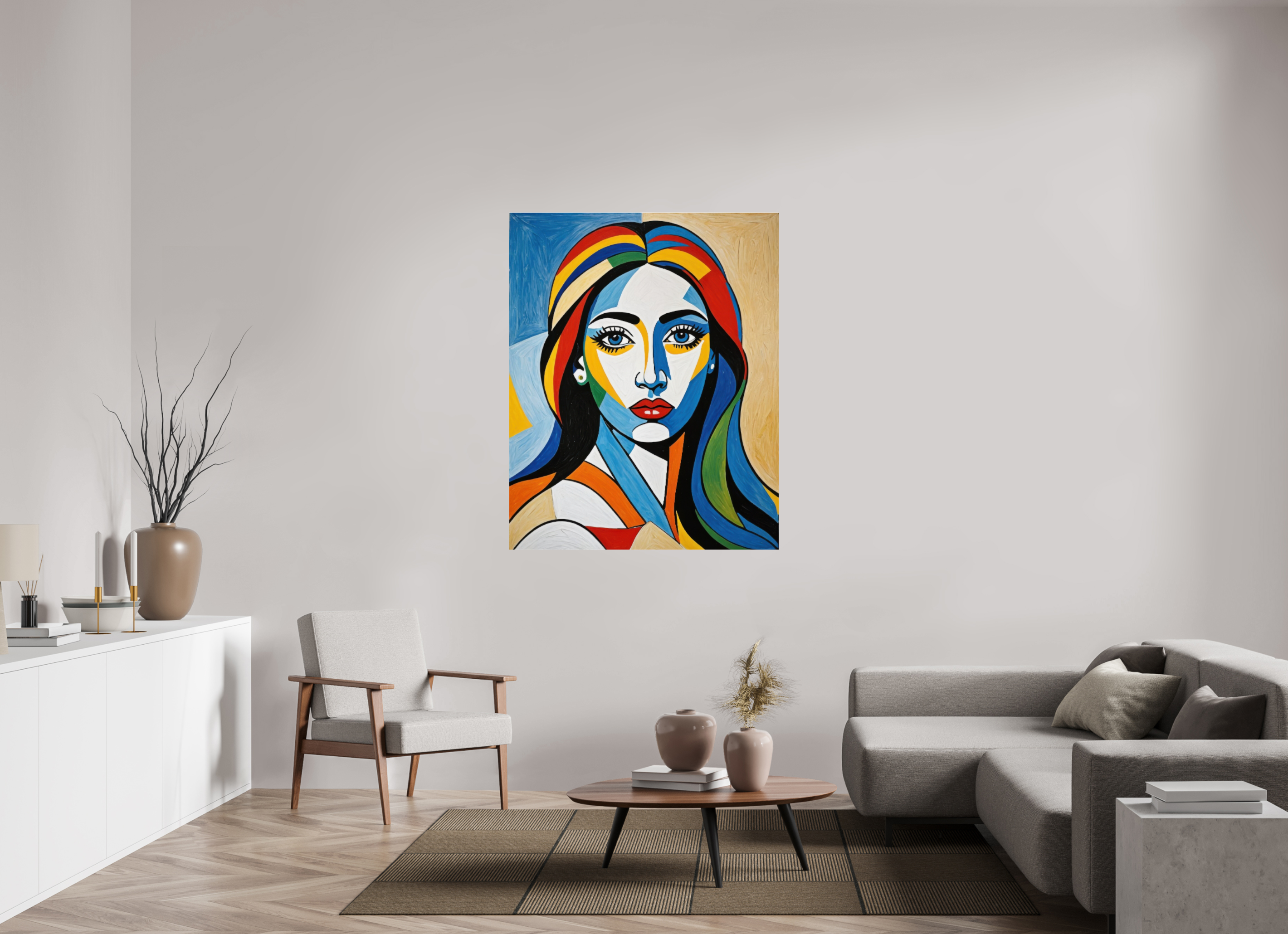 110 x 137,6 cm, Photo Print Under Acrylic Glass The Icon on acrylglass