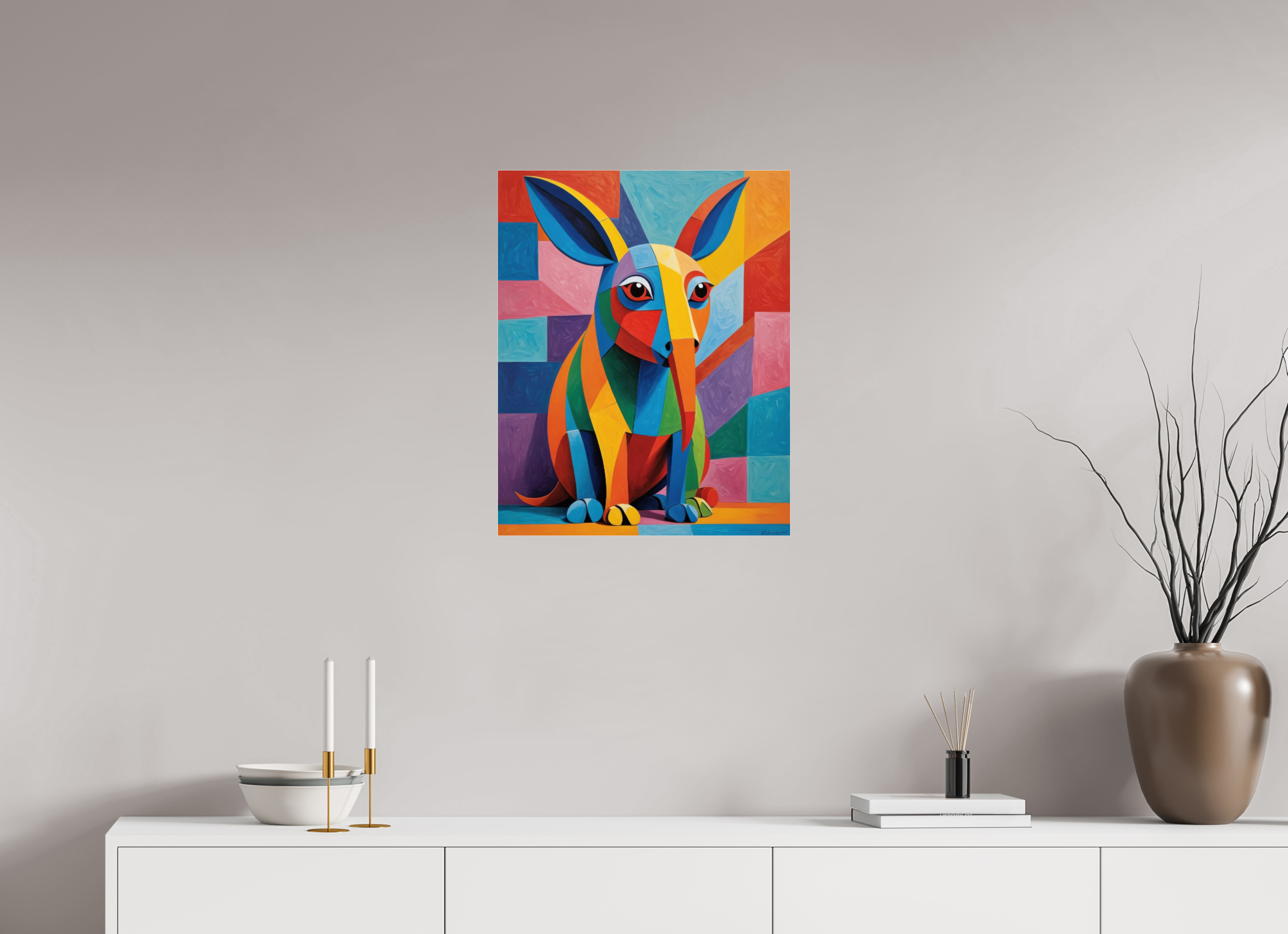 50 x 62,5 cm, Photo Print Under Acrylic Glass Archie the anteater