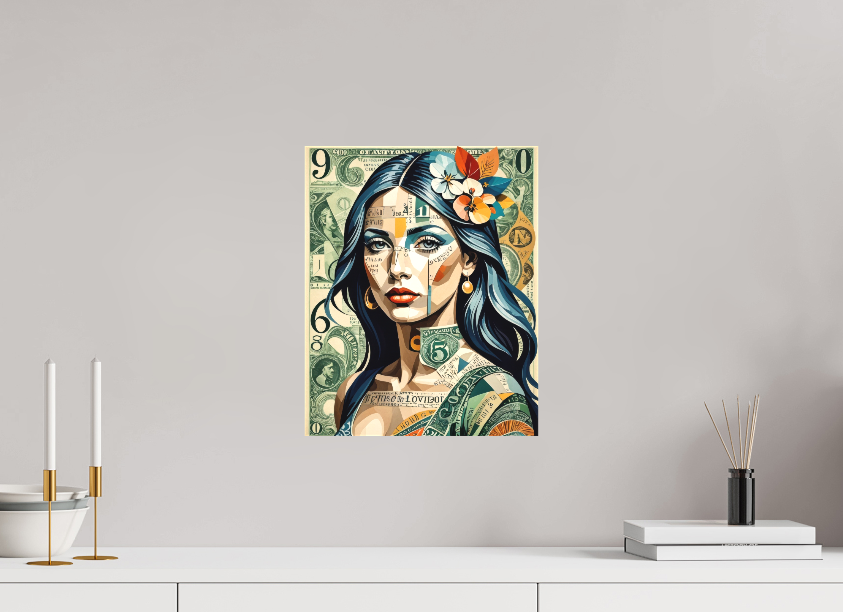 30 x 37,5 cm, Canva matt Stamped Identity