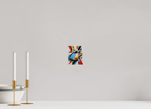 10 x 12,5 cm, Photo Print Under Acrylic Glass Aurora Hollow