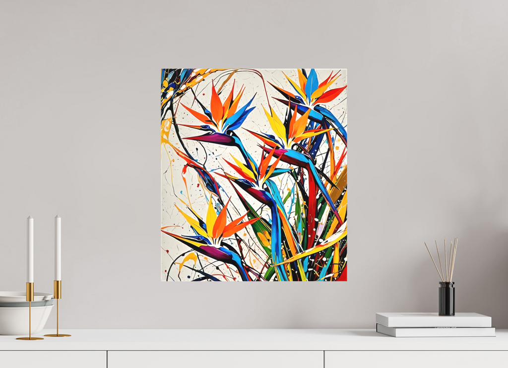 40 x 45,9 cm, Canva matt Flowers of Life