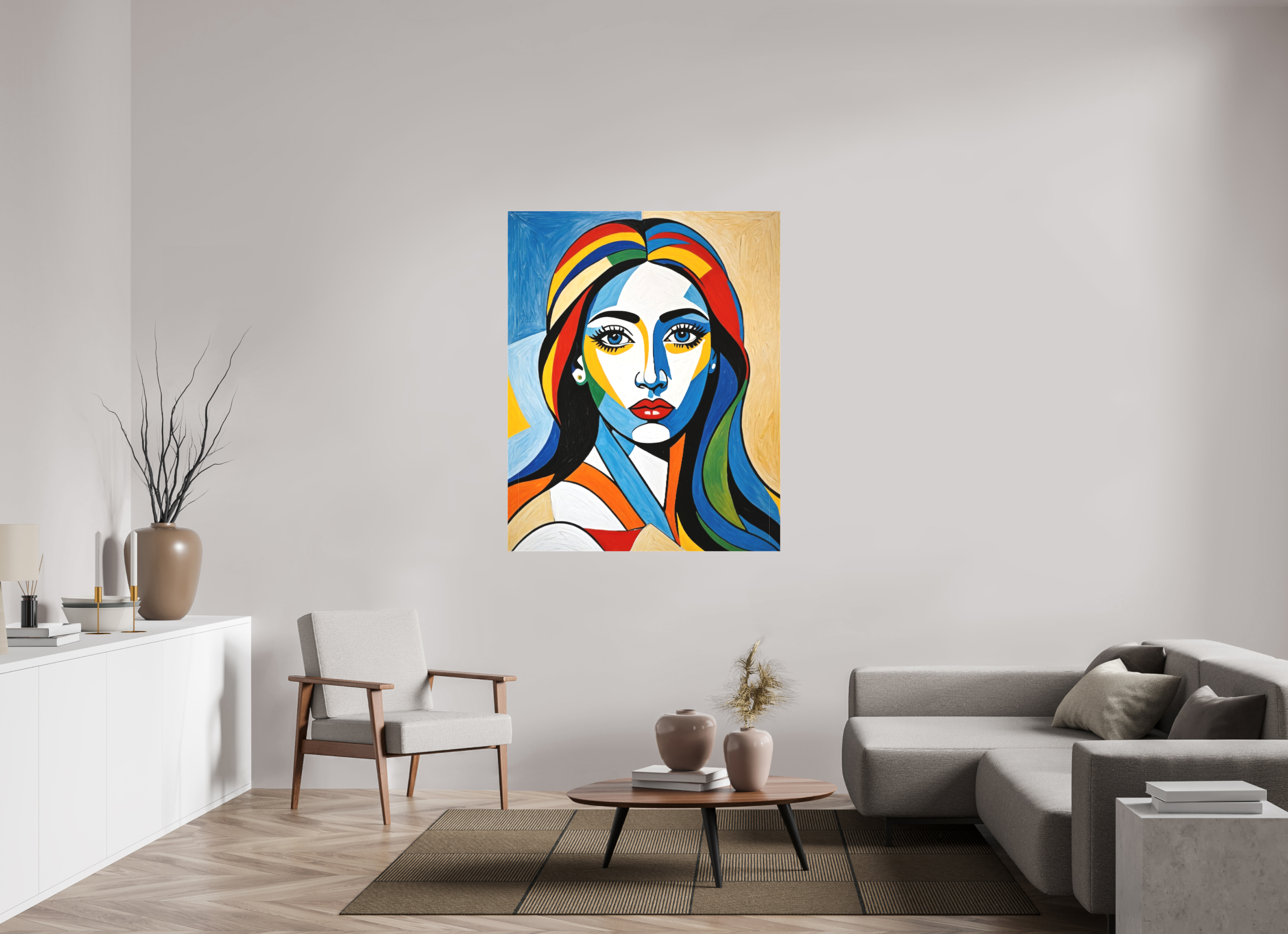 110 x 137,6 cm, Canva matt The Icon