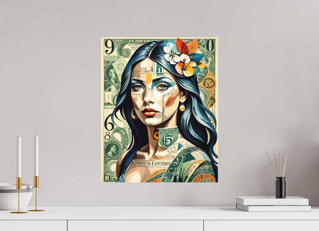 40 x 50 cm, Canva matt Stamped Identity