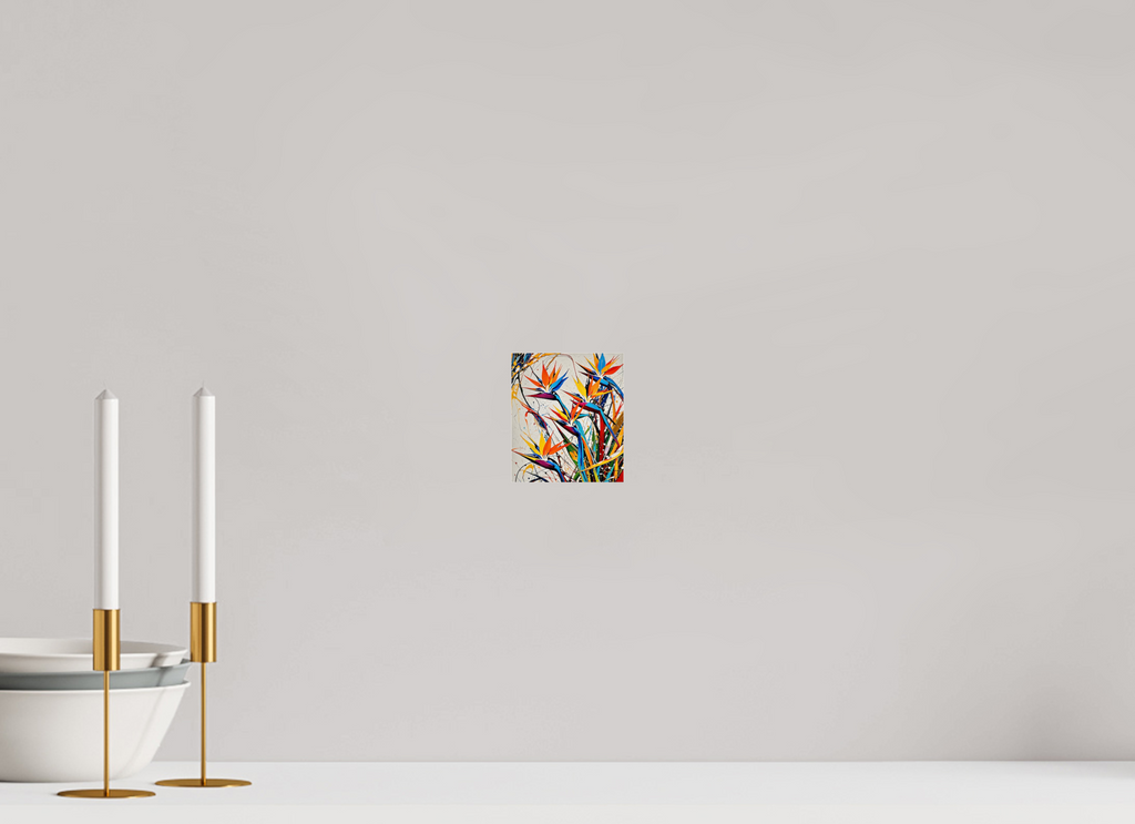 10 x 11,5 cm, Photo Print Under Acrylic Glass Flowers if Life