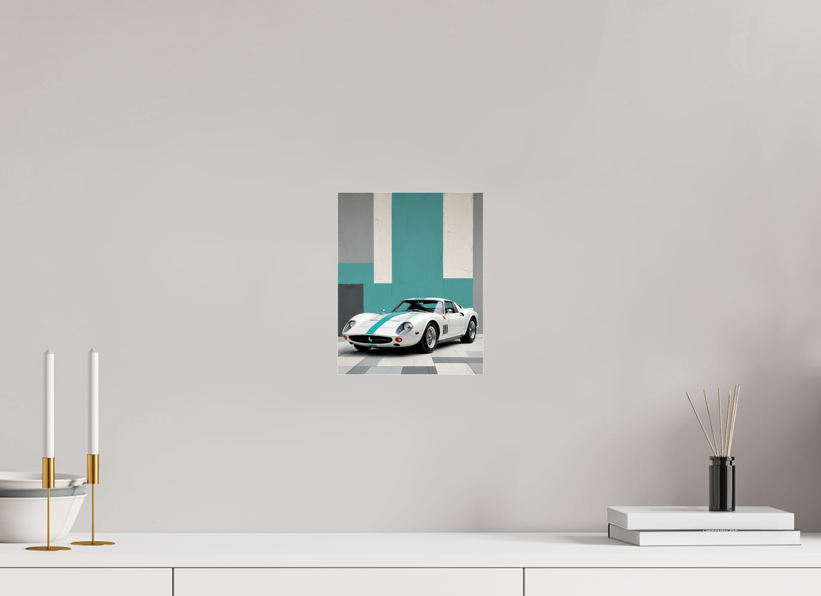 20 x 25 cm, Photo Print Under Acrylic Glass Pulse of Steel