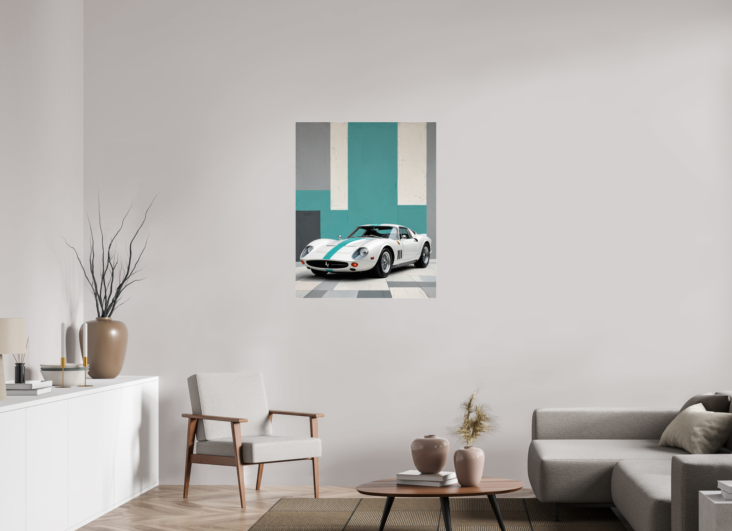 80 x 100,1 cm, Photo Print Under Acrylic Glass Pulse of Steel