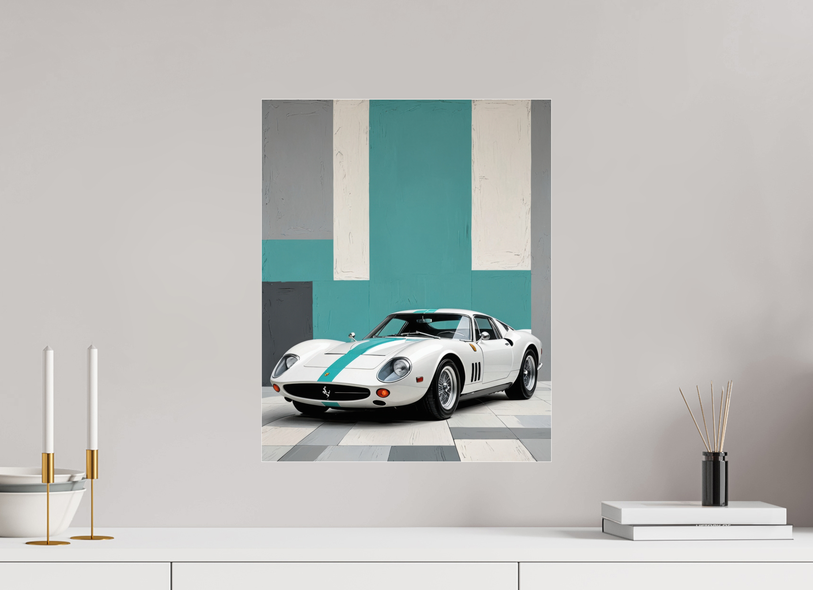 40 x 50 cm, Photo Print Under Acrylic Glass Pulse of Steel