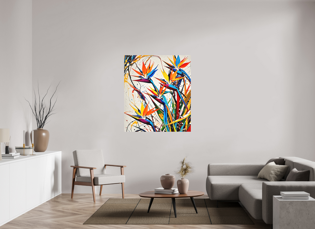 110 x 126,1 cm, Canva matt Flowers of Life