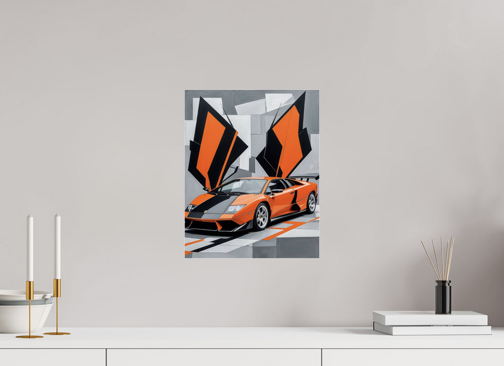 30 x 37,5 cm, Photo Print Under Acrylic Glass Orange Obsession