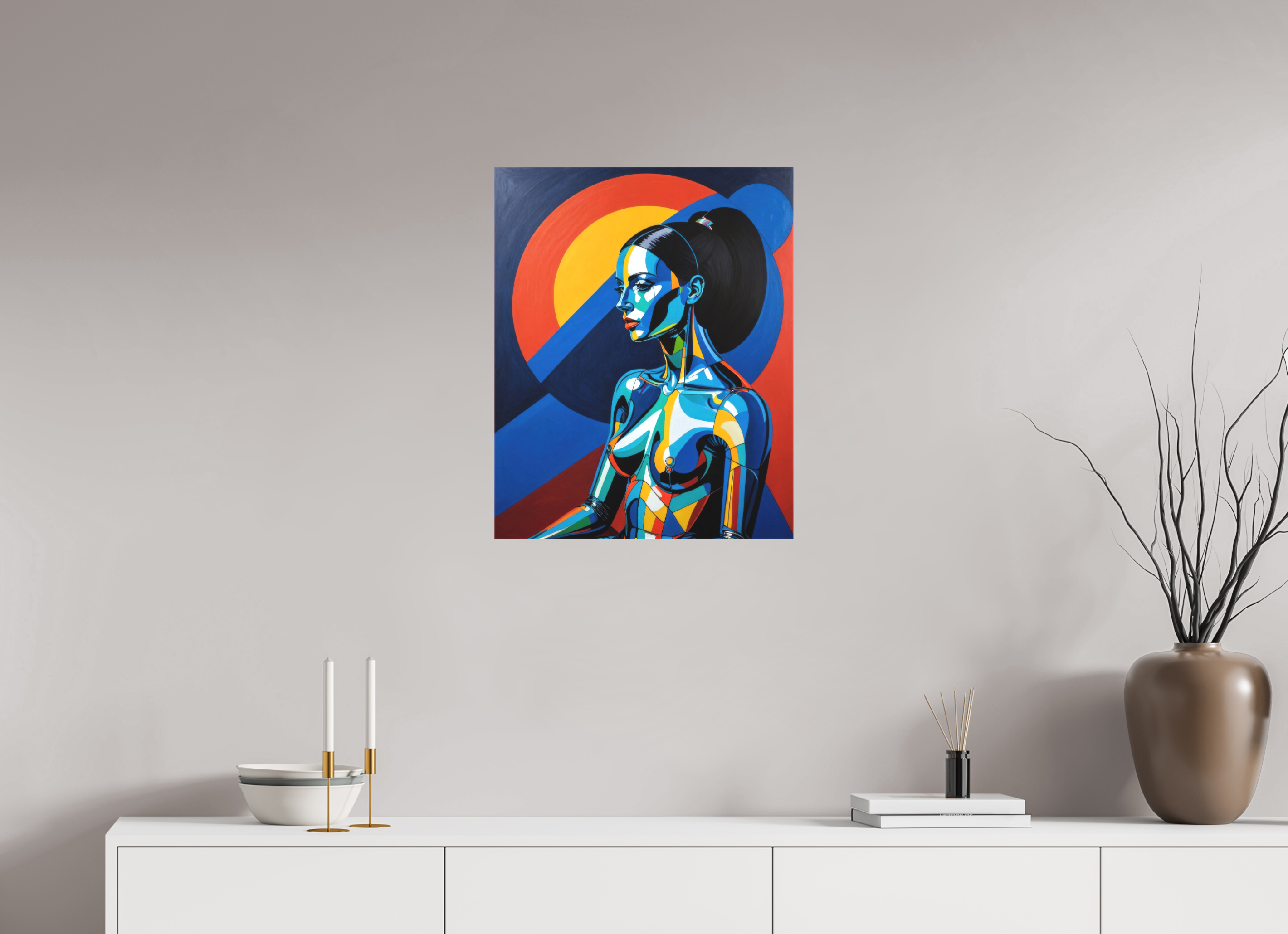 50 x 62,5 cm, Canva matt Vector Goddess